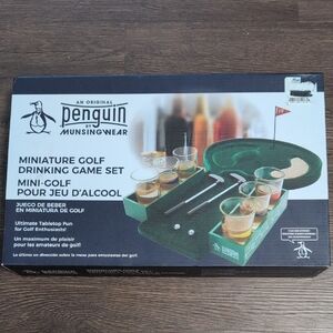An Original Penguin Tabletop Mini Golf Drinking Game Set